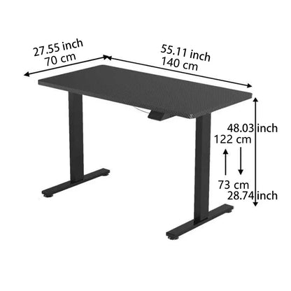 Carbon Elevate Desk – Duurzaam, Elektrisch & Game-Ready 🌱🎮